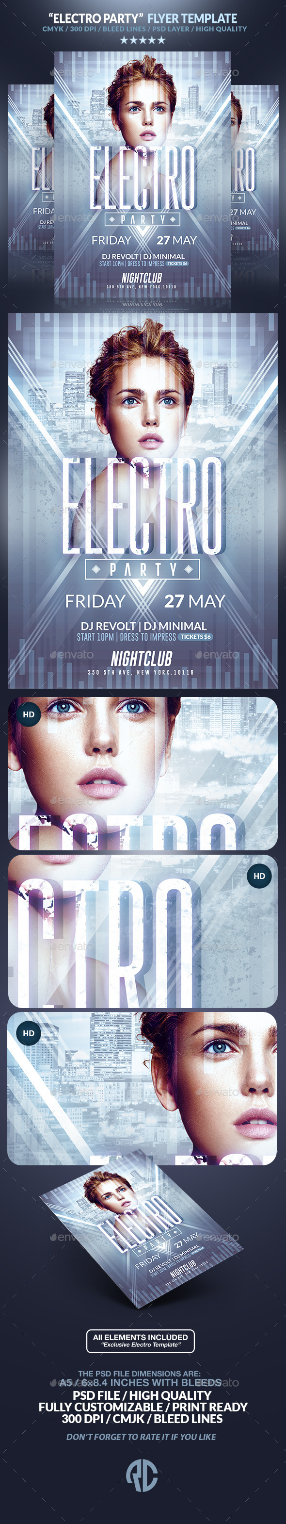 Electro Flyer - Events Flyers