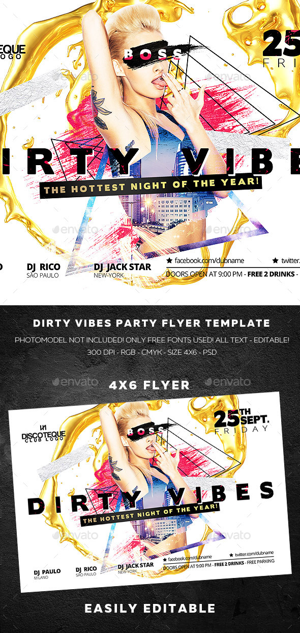 Club Flyer - Clubs & Parties Events