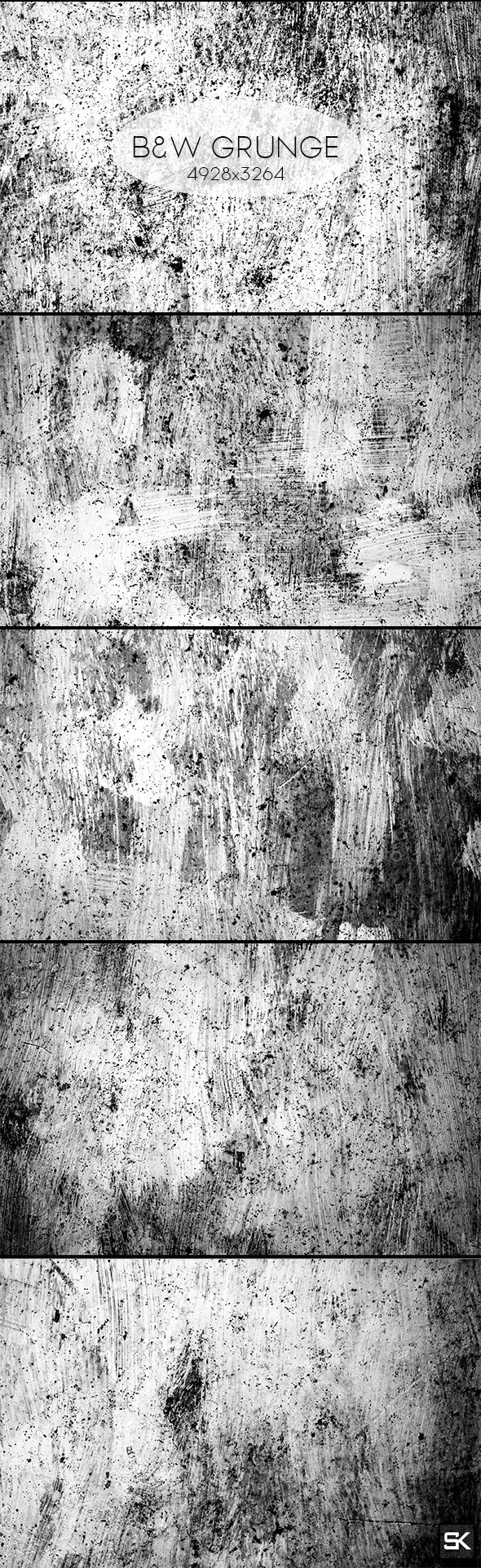 B&W Grunge.3 - Industrial / Grunge Textures