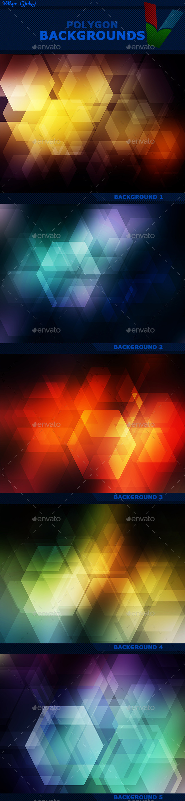 Polygon Backgrounds - Abstract Backgrounds