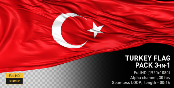 Turkey Flag Pack