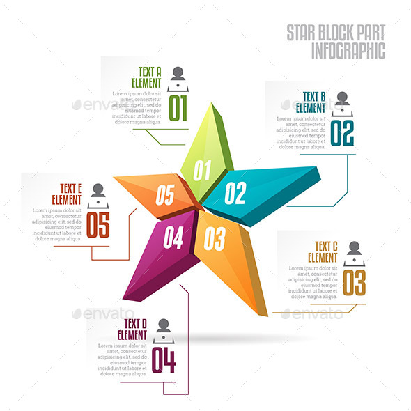 Star Block Part Infographic - Infographics