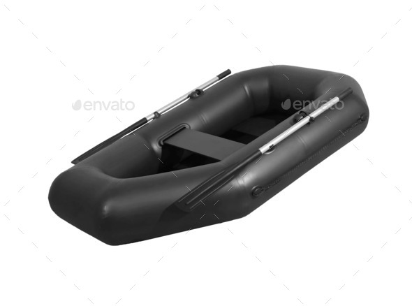 Inflatable boat - Stock Photo - Images