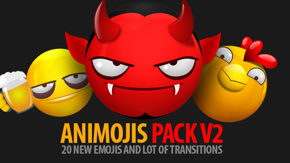Animated Emojis Pack V2