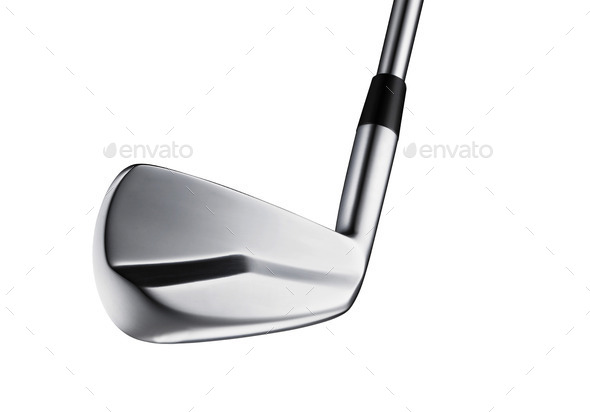 Golf club on white background - Stock Photo - Images