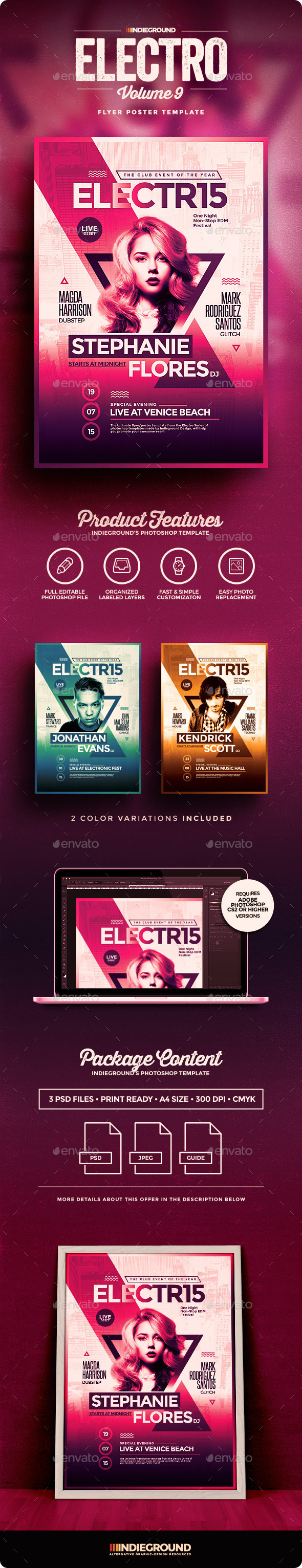 Electro Flyer Poster Vol 9 Electro Flyer Poster Vol 9
