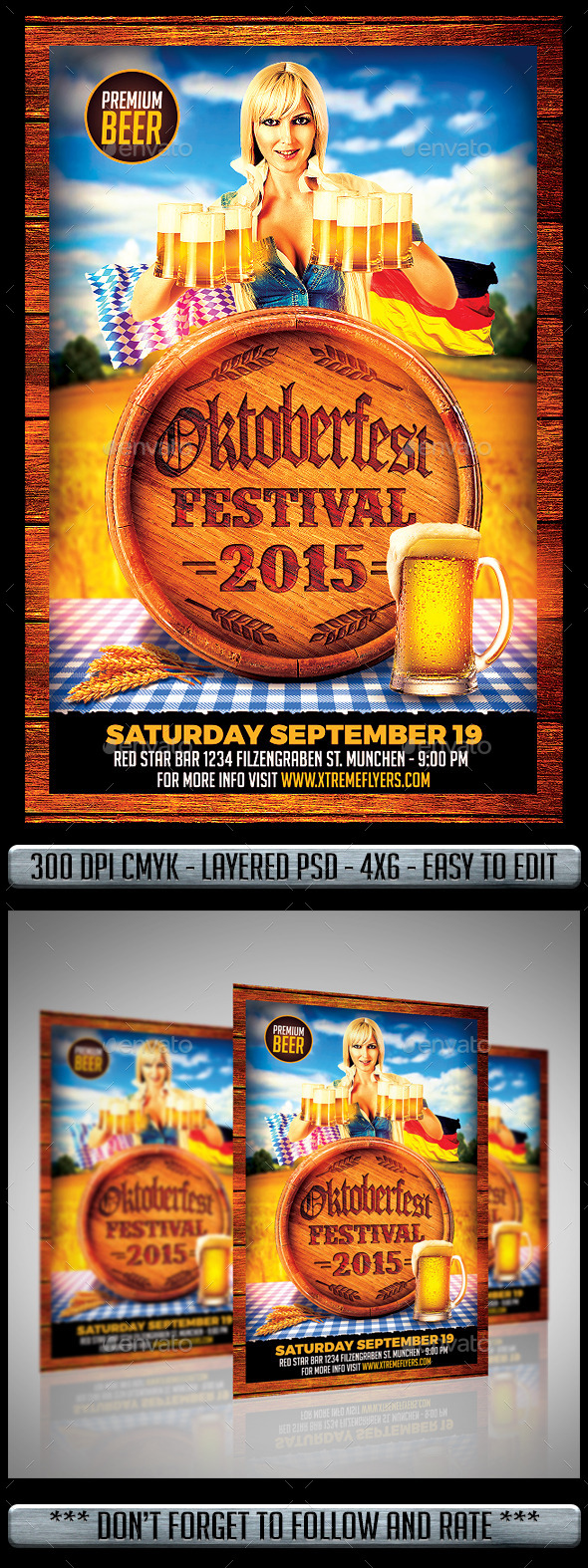 Oktoberfest Flyer - Print Templates