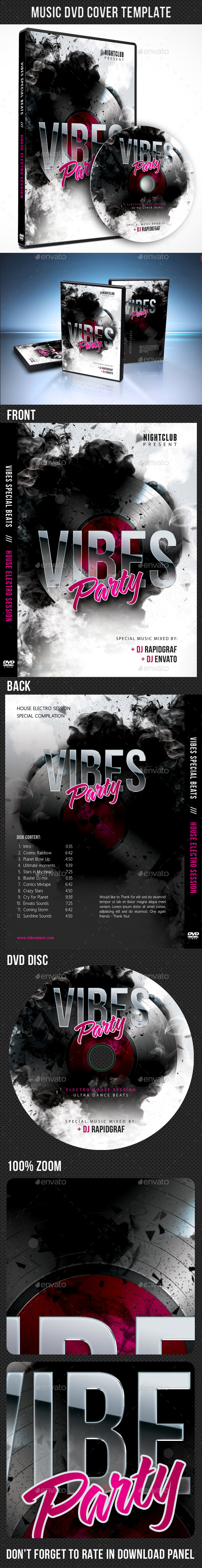 Music DVD Cover Template V12 - CD & DVD Artwork Print Templates