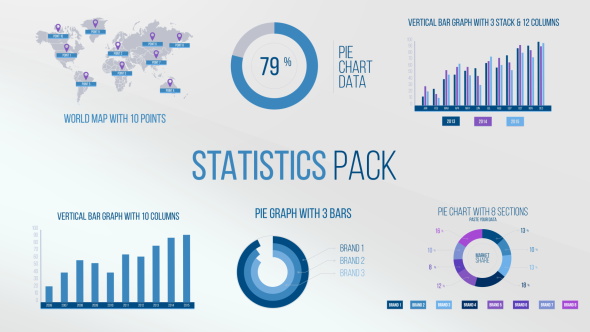 Statistics Pack - VideoHive 12691627