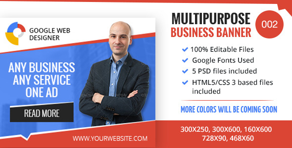 Multipurpose Business Banner - CodeCanyon 12631957