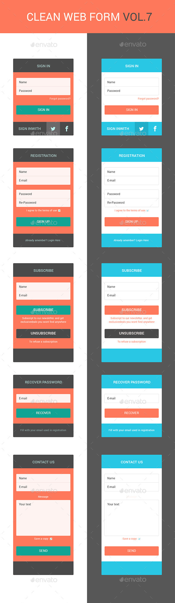 Clean web forms vol.7 Clean web forms vol.7