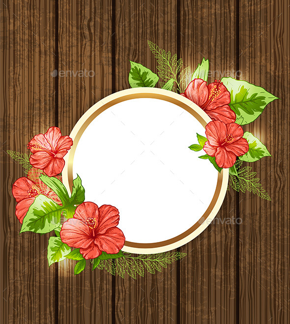 Red Tropical Flowers and Green Leaves - Flowers & Plants Nature