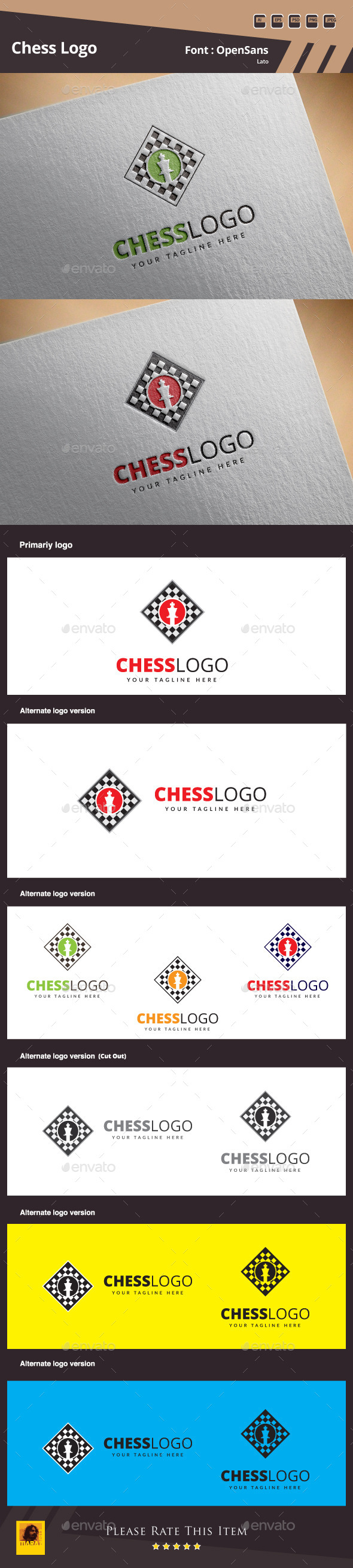 Chess Logo Template Chess Logo Template