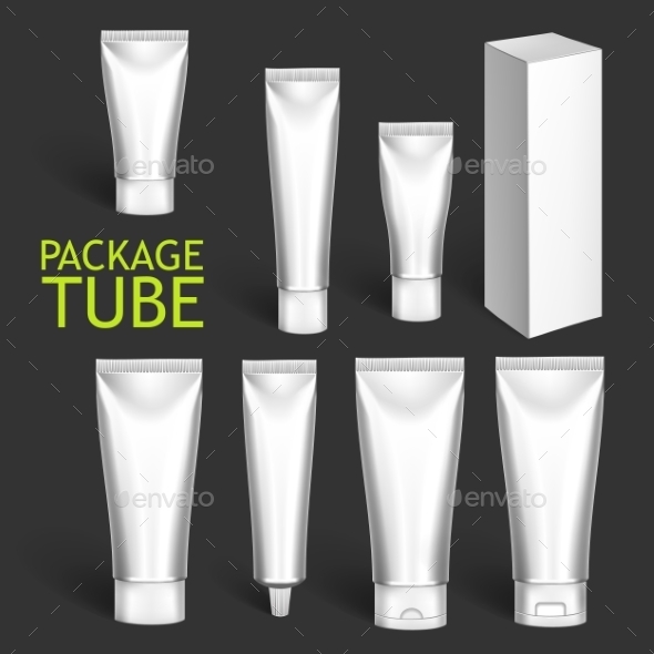 Blank Cosmetics Packages - Man-made Objects Objects