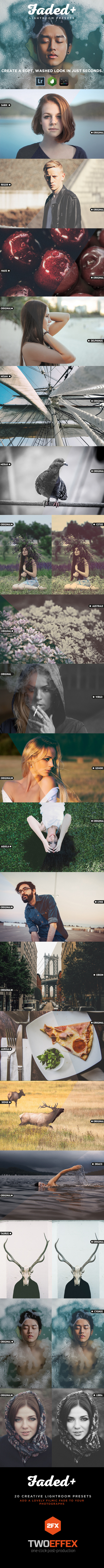 Faded+ 20 Lightroom Presets - Vintage Lightroom Presets