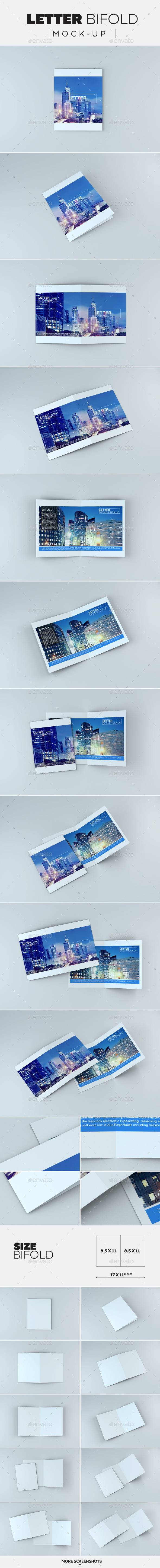 Letter Bifold Mock-Up Letter Bifold Mock-Up