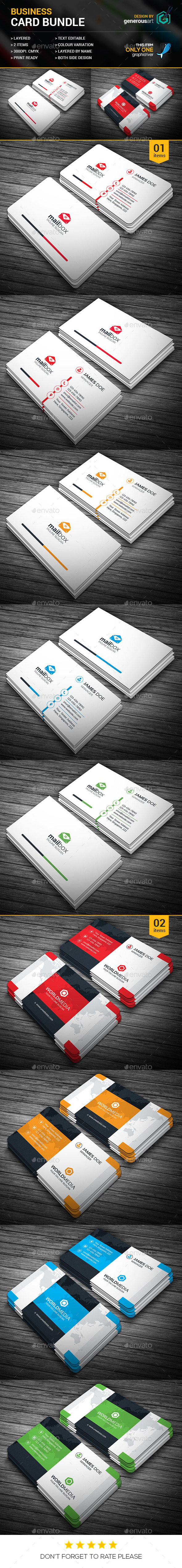 Business Card Bundle 2 in 1 8 Business Card Bundle 2 in 1 8