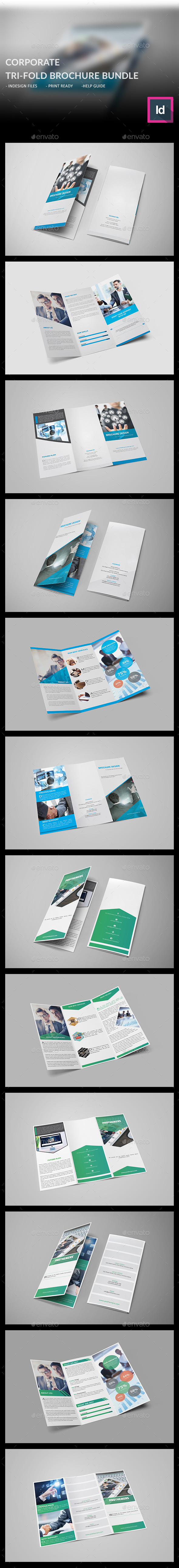 Tri-Fold Brochure Bundle - Corporate Brochures
