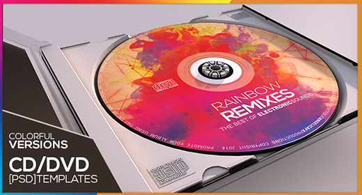COLORFUL CD DVD TEMPLATE VERSION