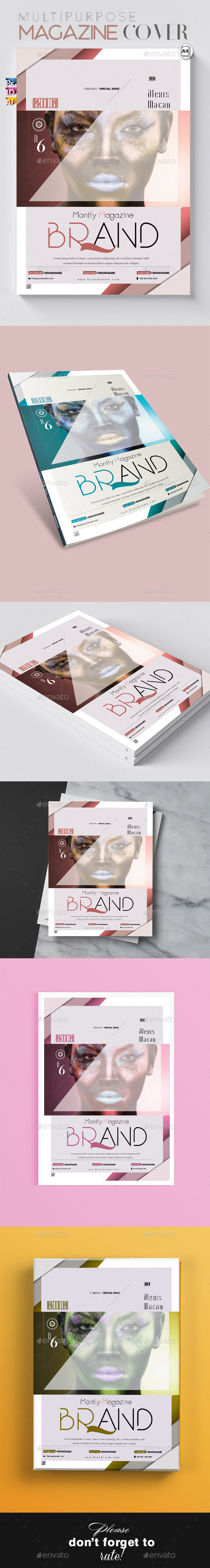 Multipurpose Magazine Cover with All Formats - Magazines Print Templates