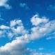 Clouds Moving In The Blue Sky. - VideoHive Item for Sale