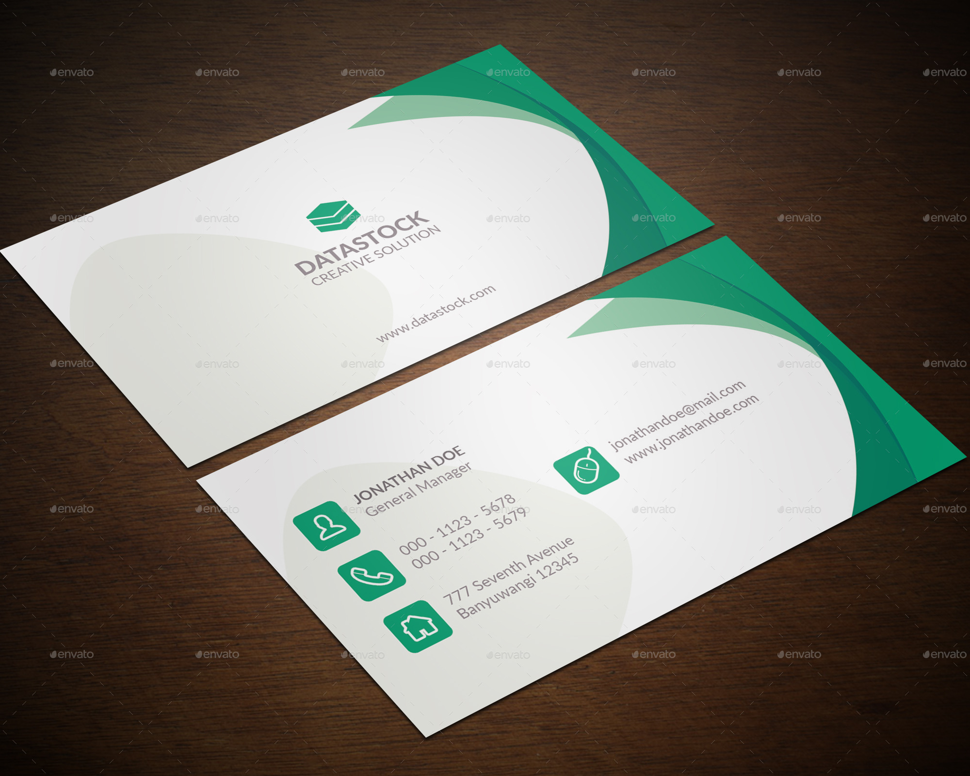 Creative & Simple Business Card, Print Templates | GraphicRiver