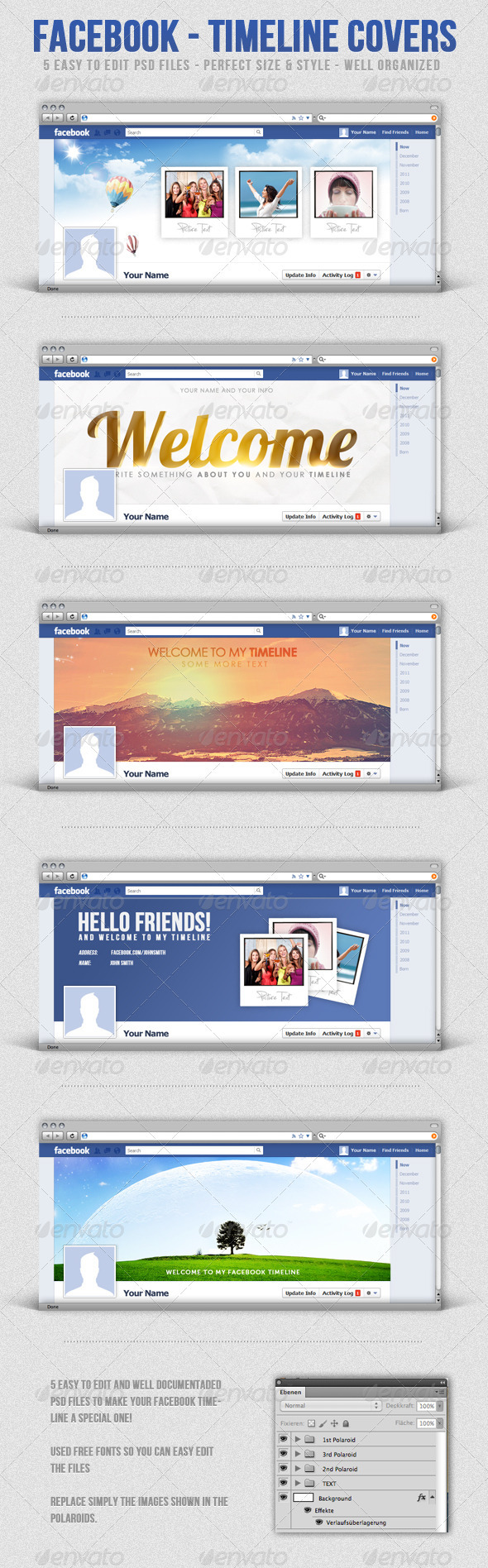 Facebook - Timeline Covers