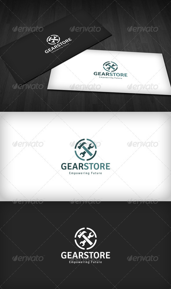 Gear Store Logo - Objects Logo Templates
