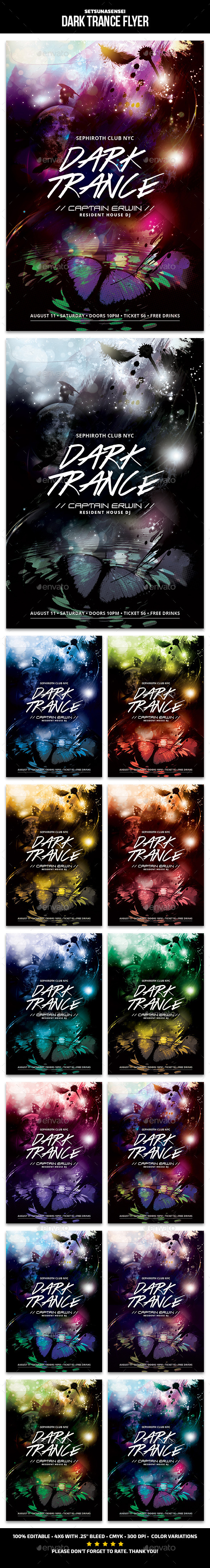 Dark Trance Flyer Dark Trance Flyer