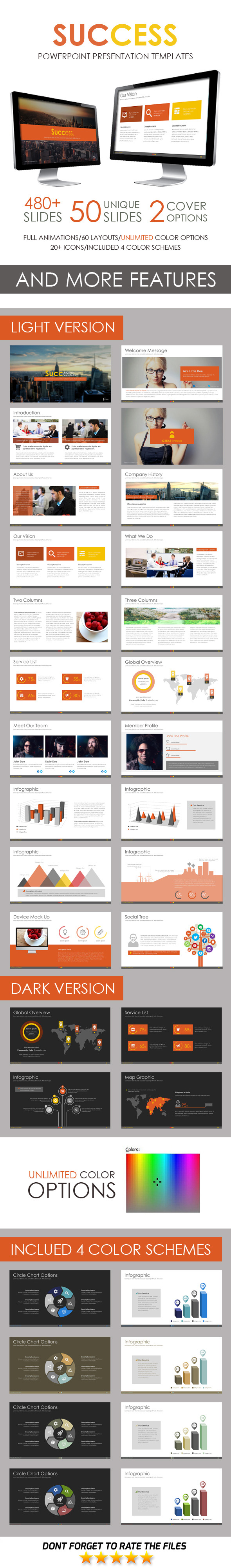 Success PowerPoint Template - Business PowerPoint Templates
