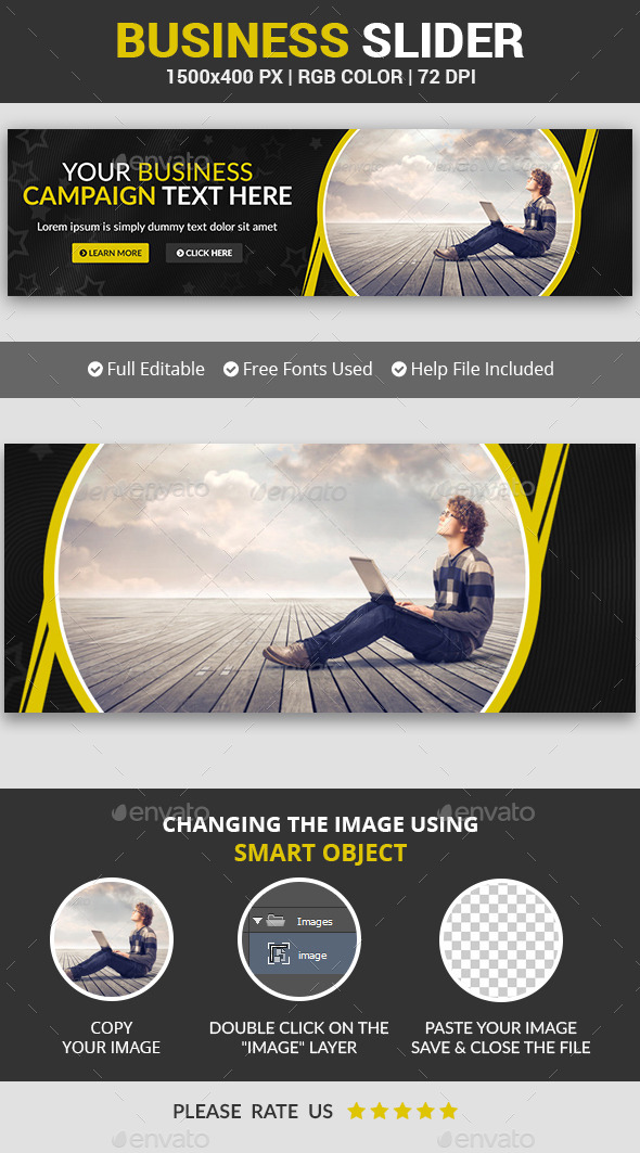 Business Slider v8 - Sliders & Features Web Elements