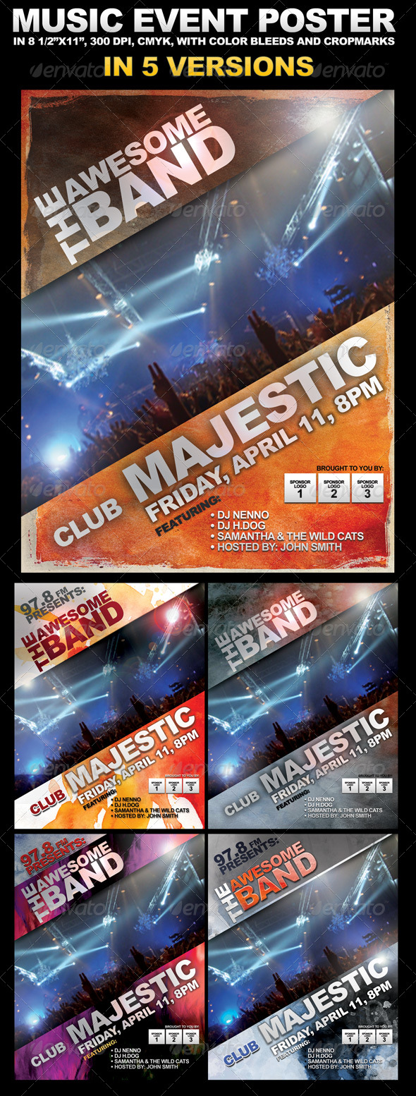 Event Poster - Clubs & Parties Events