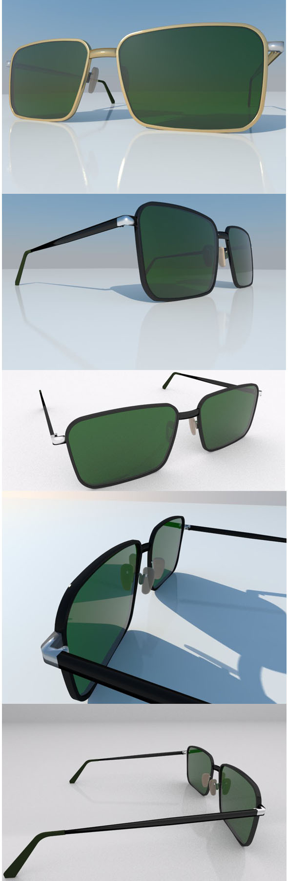 spectacles eyeglasses sunglasses - 3Docean 12706788
