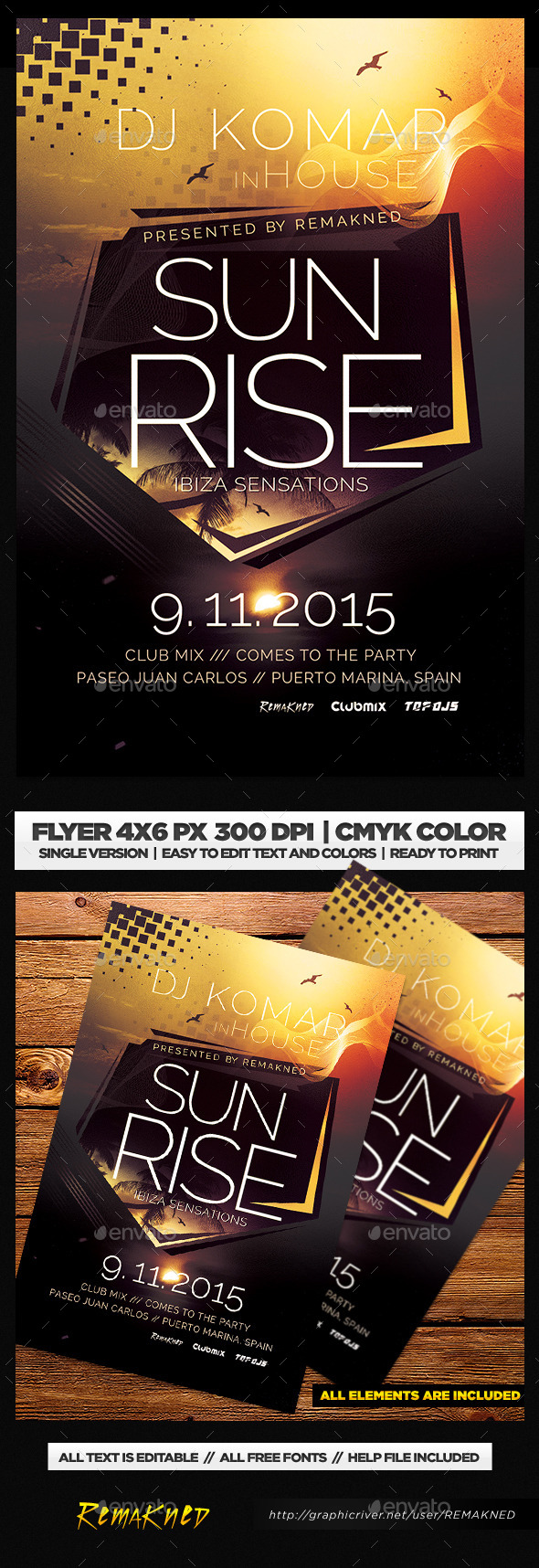 Electronic Flyer | Template PSD - Flyers Print Templates