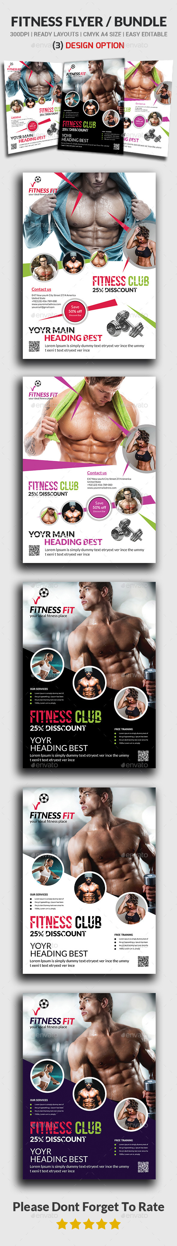 Fitness Flyer Bundle Fitness Flyer Bundle