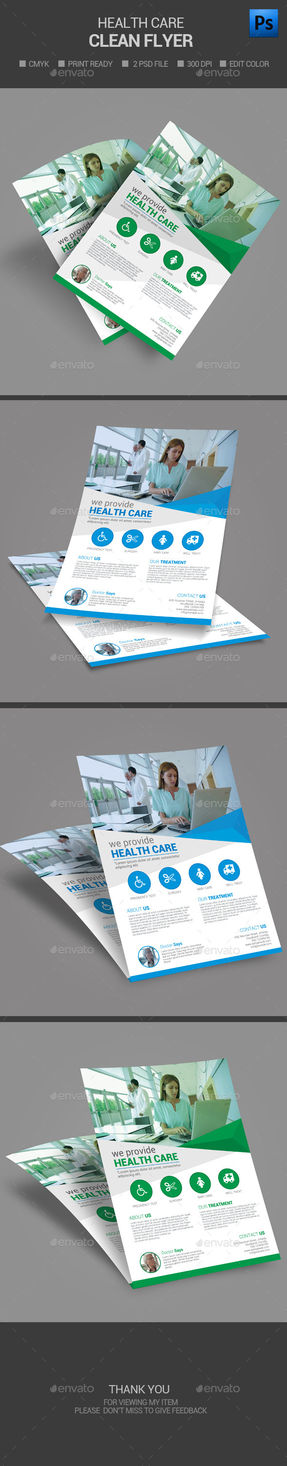 Medical Health Care flyer - Flyers Print Templates