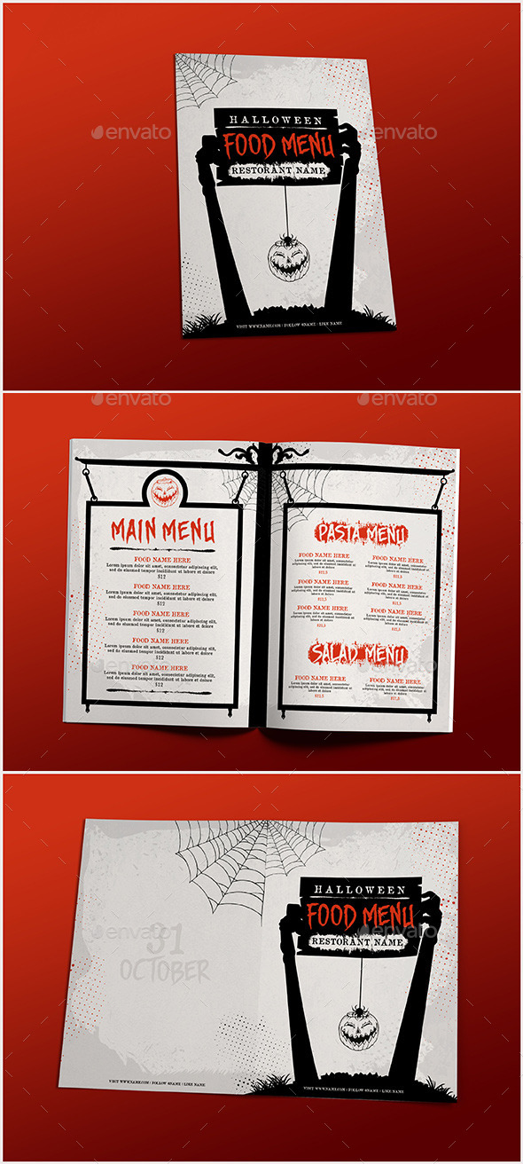 Halloween Food Menu