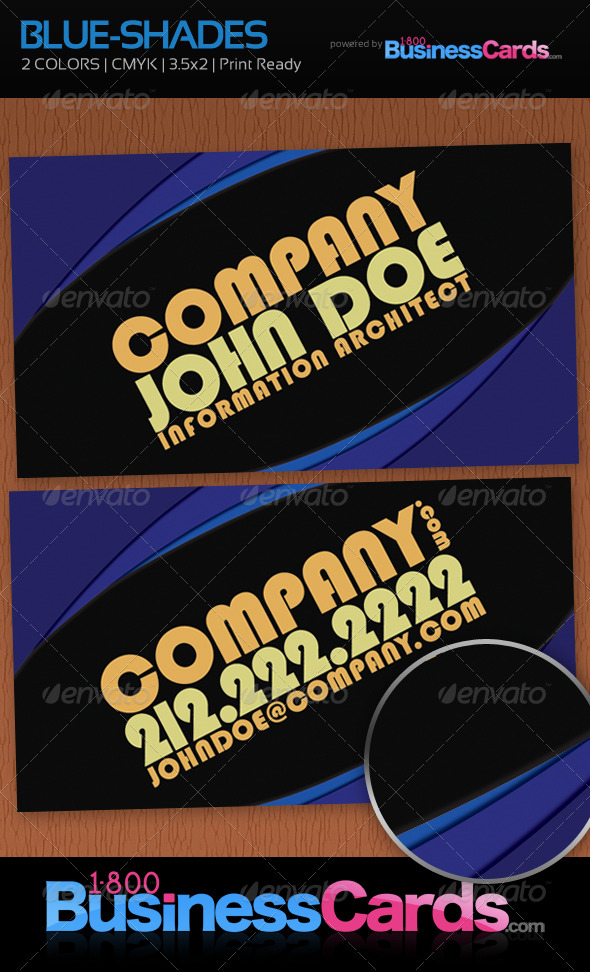 Blue Shades Business Card