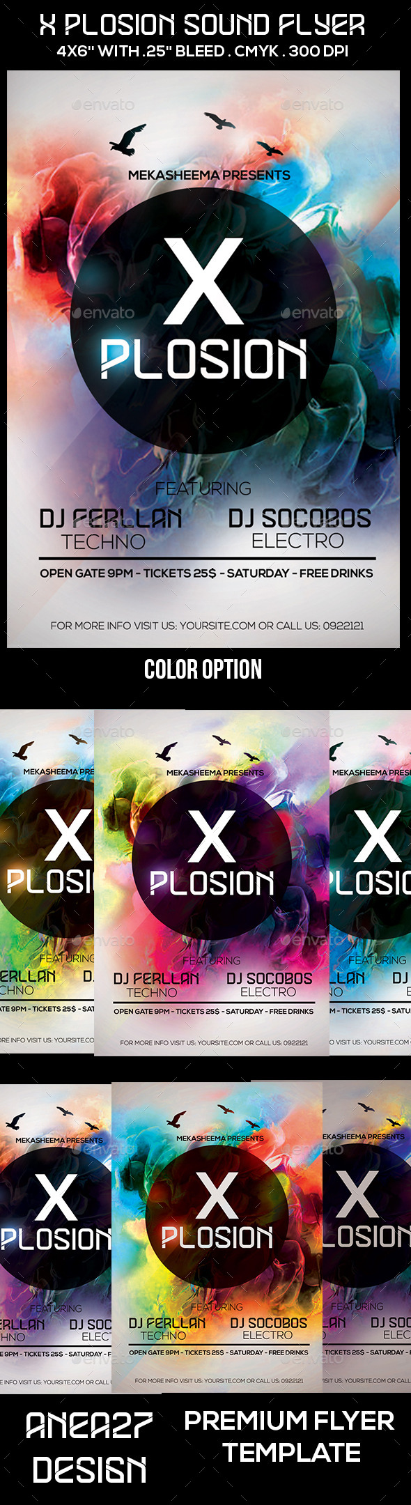 X plosion Sound Flyer X plosion Sound Flyer