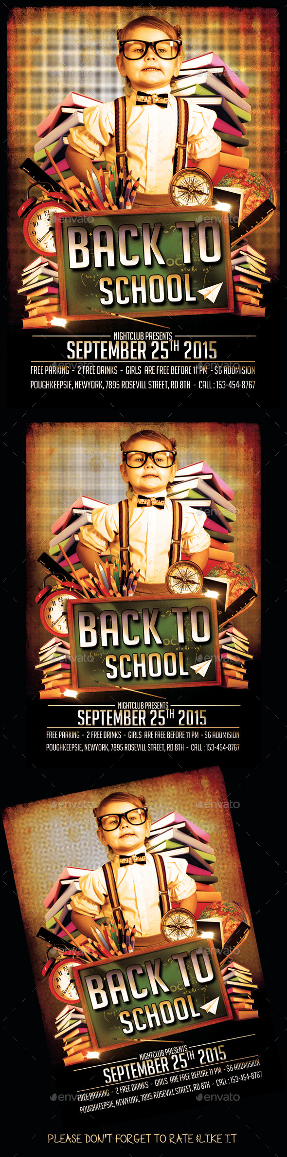 Back 2 School Flyer - Events Flyers