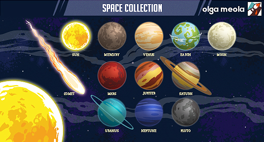 Space collection - Graphics and Flyers