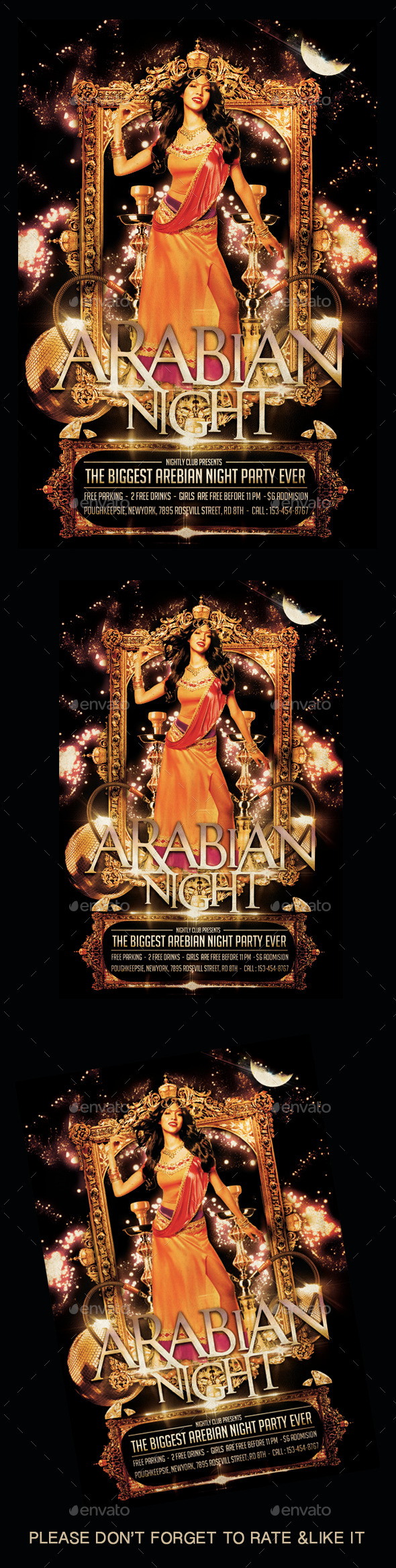 Arabin Night Flyer - Flyers Print Templates