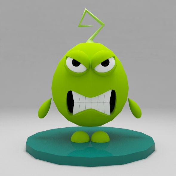 Angry Green Potato - 3Docean 12689428