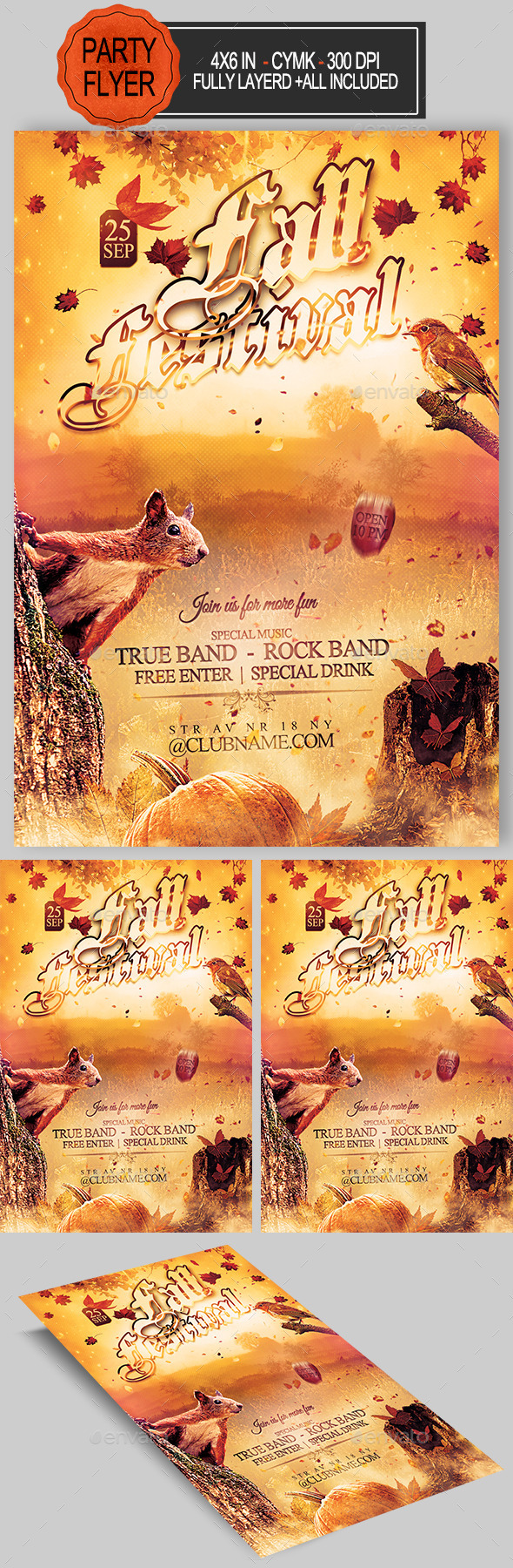 Fall Festival Flyer - Holidays Events