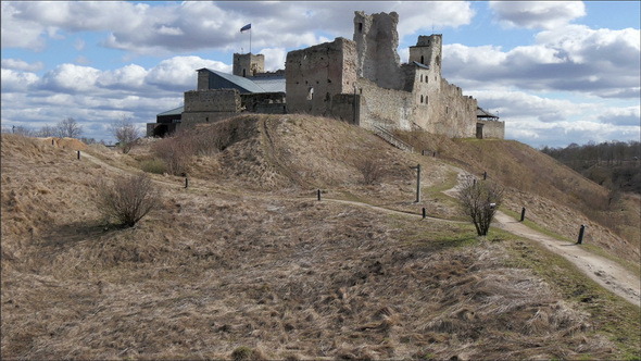 A Big Old Medieval Castle on a Hill