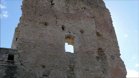 Wreckage of the Old Big Castle in Estonia
