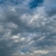 Storm Clouds Moving In The Blue Sky. - VideoHive Item for Sale