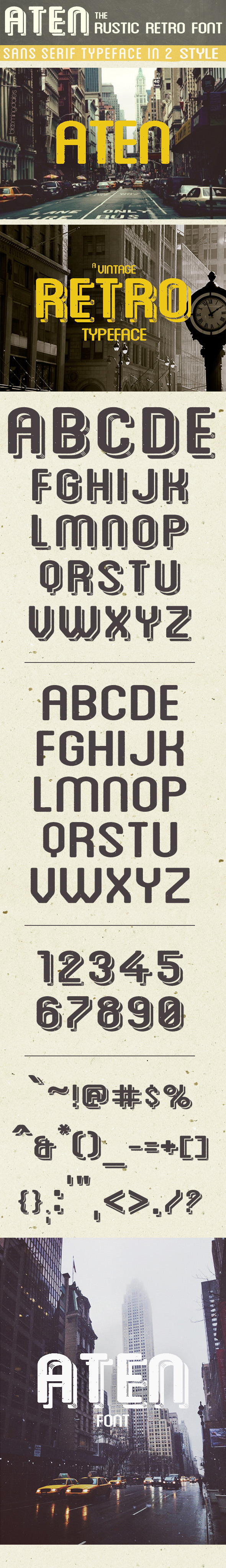 Aten - Sans-Serif Fonts