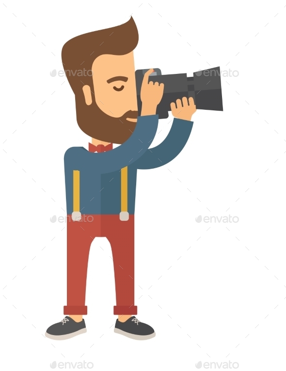 Photographer Taking a Picture. - People Characters