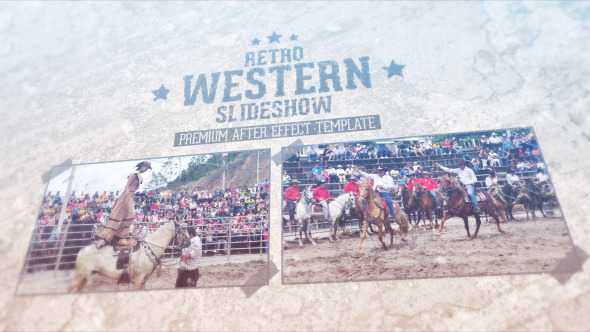 Retro Western Slideshow - VideoHive 12722445